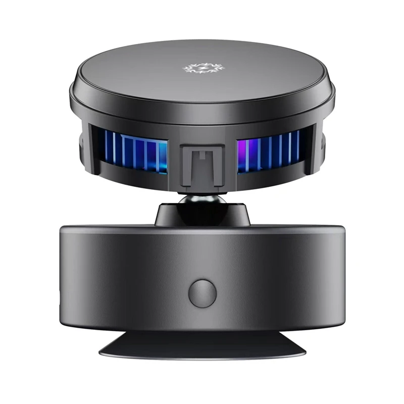 

360 ° Вращающийся автомобильный держатель Vacum в автомобиле, беспроводное зарядное устройство 15 Вт, охлаждение для iPhone, Samsung, магнитная автомобильная подставка с GPS, держатель для телефона