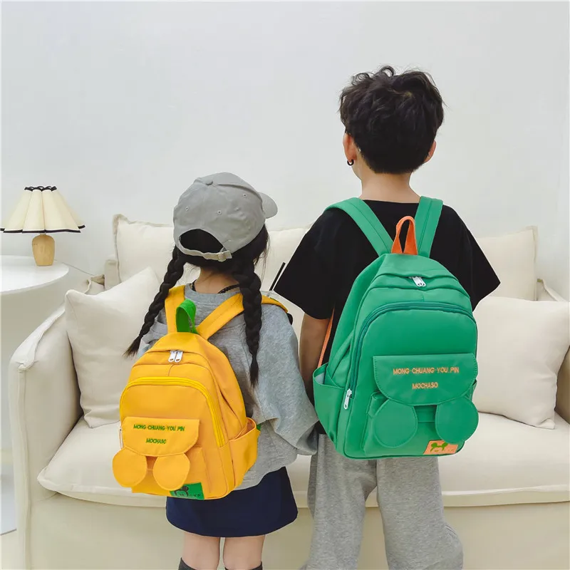 Mochila escolar para niño pequeño, morral de viaje para guardería, bonito, para madre y Niña