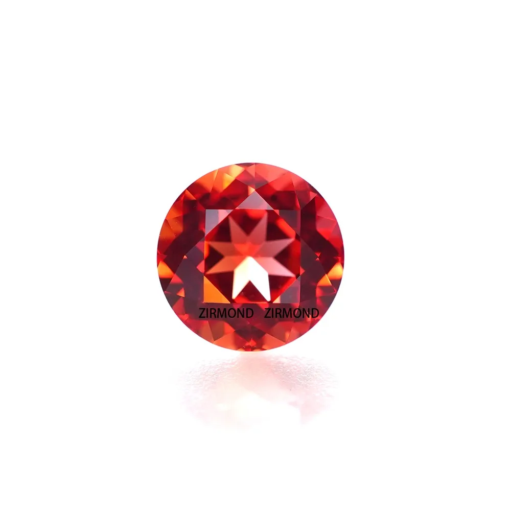 

Cultivated 2x2mm Padparadsha Sapphire Orange Pink Color Round Cut VVS Loose Gems for Cluster Rings Setting with AGL Report