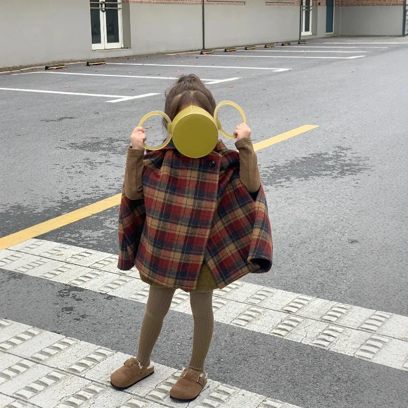 Thickened Woolen Cloak Thickened Warm Woolen Cloak Jacket Children Clothing Kids Winter Jacket Boys Puffer Jacket Сумка Женская