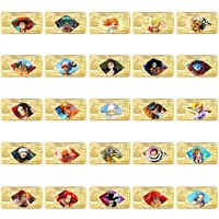 One Piece Luffy Zoro Chopper Themed Commemorative Gold Plated Bar Coin Exclusive Anime Merch Die Hard Fans Ideal Gift Collection