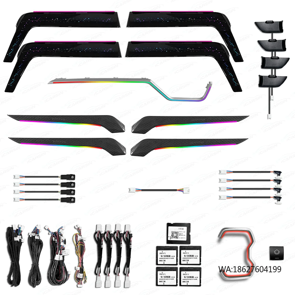 

ICarsin Dynamic Star Ambient Light for RAV4 2019-2024 Interior LED Lighting Trim Upgrade Accessories Kit