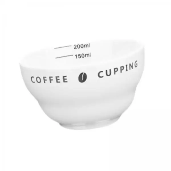 Thickened Ceramic Espresso Cup 200ml for Coffee Cupping Baristas Evaluation Mug Measuring Bowl Perfect for Beautiful Coffee Cups