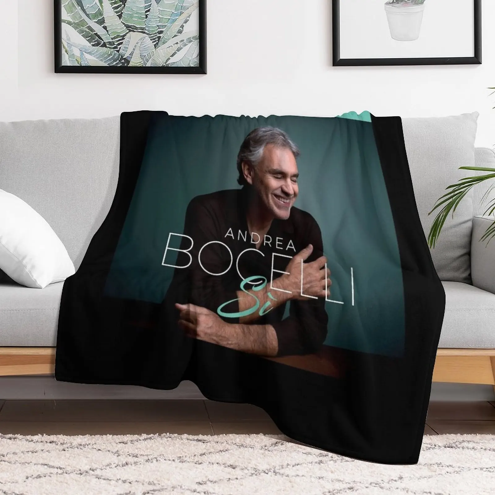 

Andrea Bocelli Si Throw Blanket Thin for babies Heavy Vintage Blankets