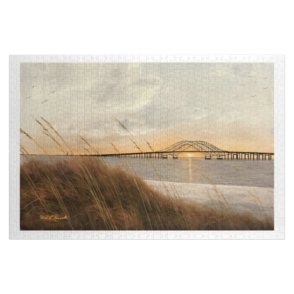 

View of Captree Bridge Jigsaw Puzzle Personalised Personalized Baby Object Custom Jigsaw Puzzle