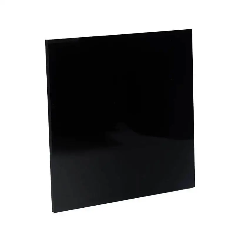 Black Mirror Acrylic Sheet - Reflective Acrylic Board, Customizable for Fish Tank Base, Background & Partition