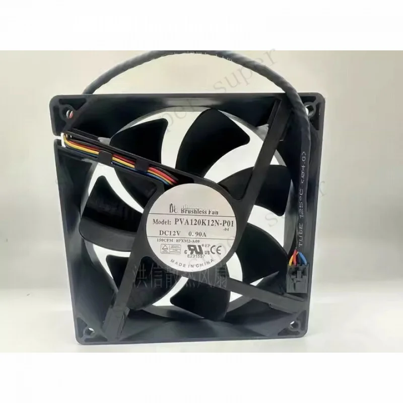 

S+ FOXCONN PVA120K12N-P01 12038 DC12V 0.90A 12CM 4-Pin Silent Cooling Fan