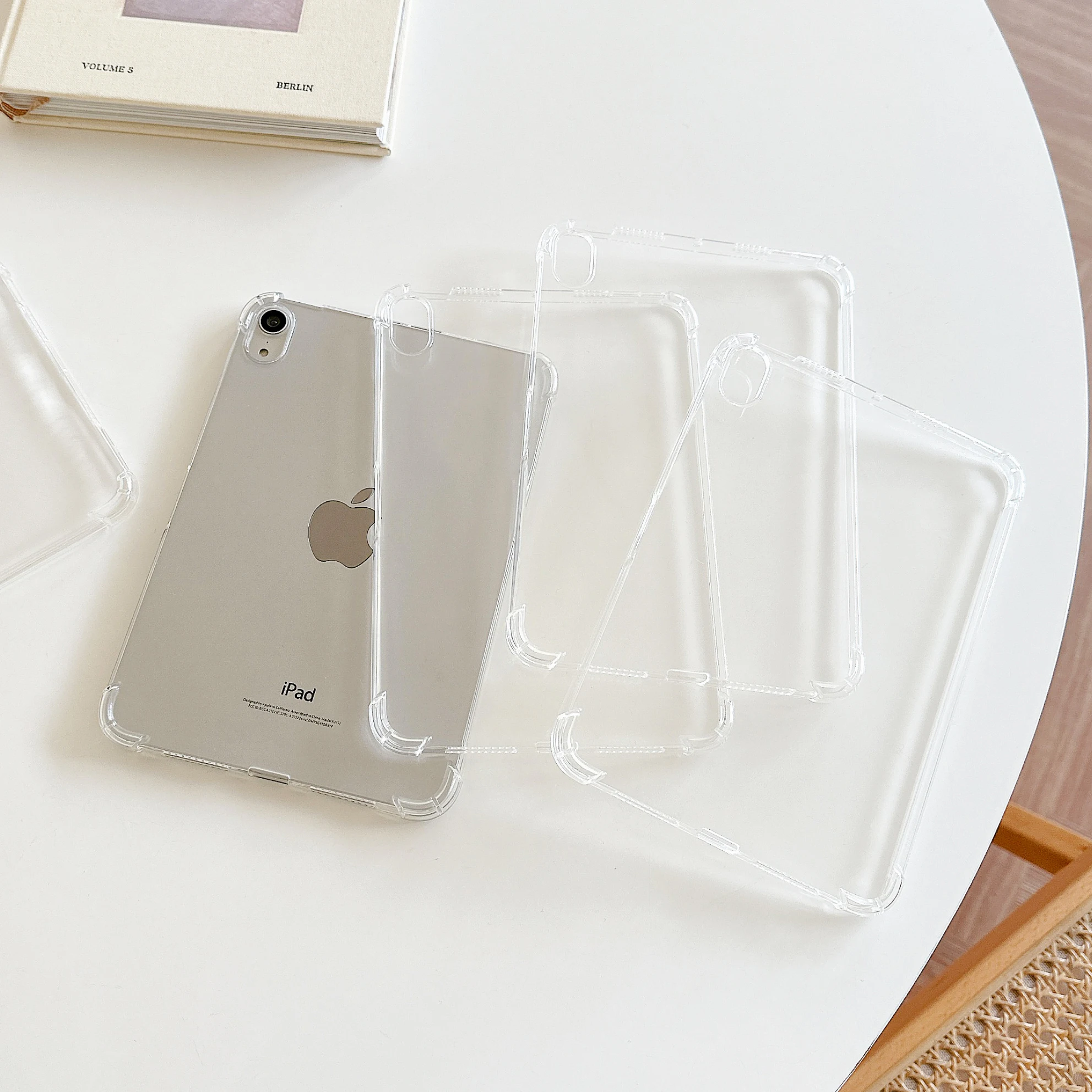 아이패드 2024 2025 에어 5 4 3 프로 11 12.9 13 케이스 미니 6 7 8 9 10세대 10.2 10.9 10.9인치 소프트 커버 투명 케이스