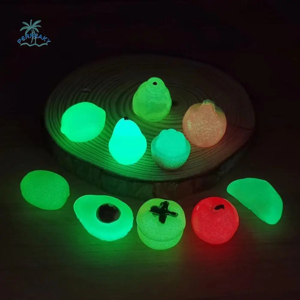 

Cute Simulation Luminous Fruit Handicrafts Realistic Artificial Fruits Mini DIY Decor Fruit Figurines Miniatures Wedding Party