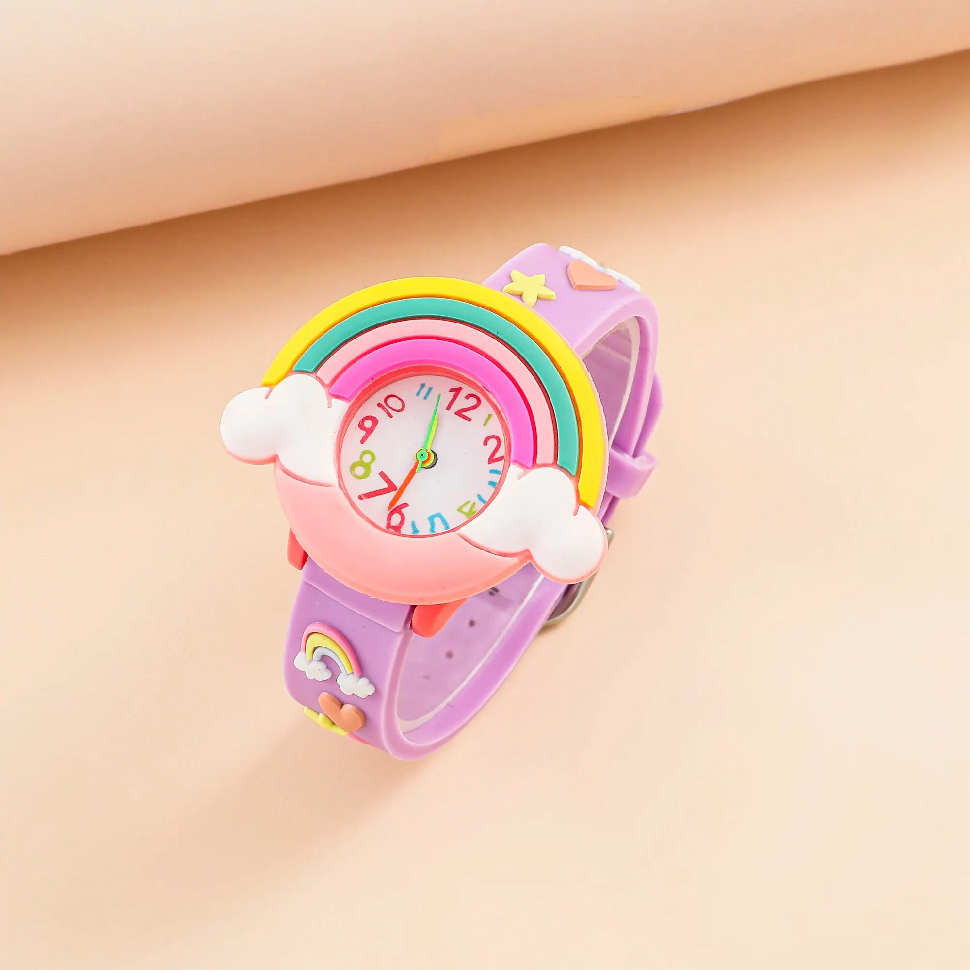 Boys and Girls with Children Cute Fashion Snap Watch Quartz Watch