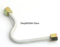 9mm Thread Aluminum Air Compressor Exhaust Tube Replacement Silver Tone