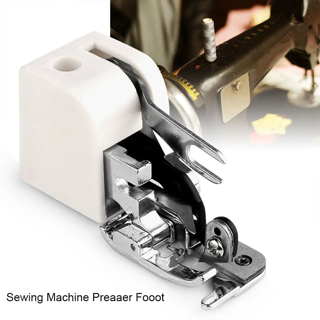 Household Overlock Sewing Machine Stainless Steel Side Trimmer Presser Fabrics DIY Low Shank Needlework Supplies