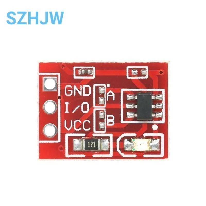 10PCS TTP223 Touch Button Module Capacitor Type Single Channel Self Locking Touch Switch Sensor