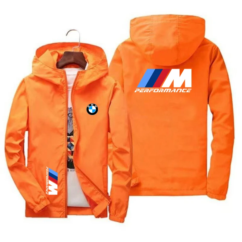 Chaqueta de ciclismo para hombre, cortavientos de alta calidad para equipo de carreras BMW, 2024