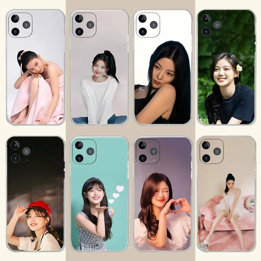 

K-Kim Actor yoo jung Phone Case For iPhone 17,16,15,14,13,12,11 Pro,Max,Plus,X,XS,XR,SE4,E Mini Transparent Soft Cover