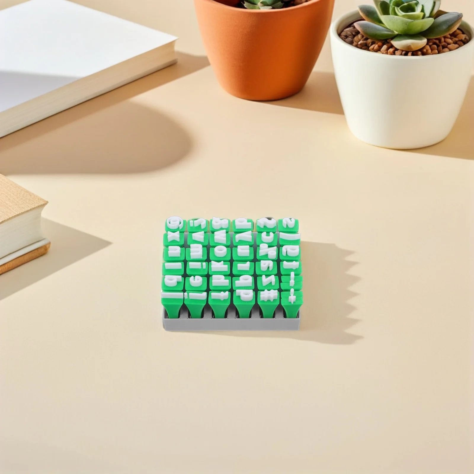 1 مجموعة الأبجدية الطين ختم 26 قطعة Lowercase رسالة رموز Stamps بوليمر كلاي Crafts بها بنفسك الحرف أدوات الفخار الاطفال التعلم الإبداعي #3