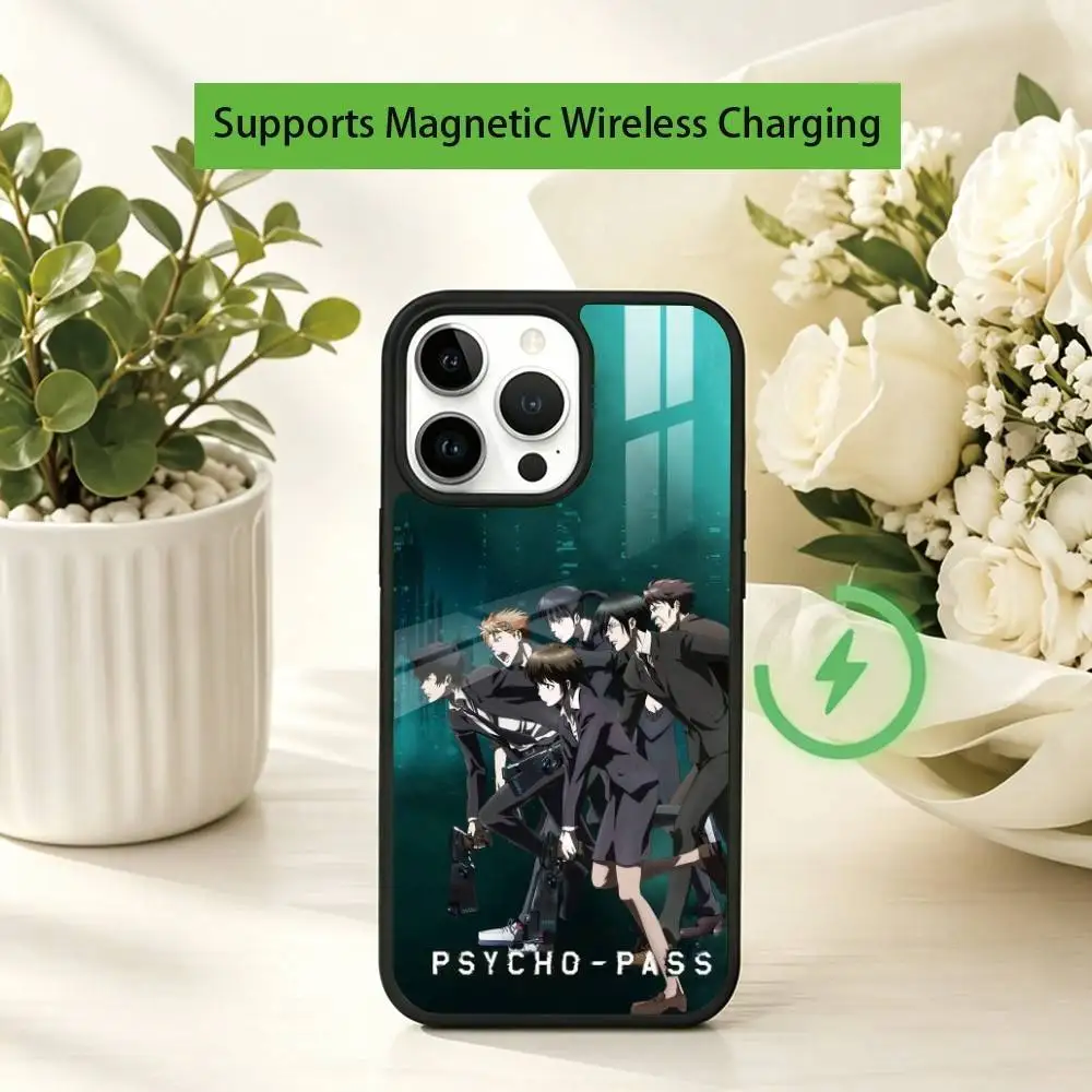 A-Anime P-Psycho-Pass Phone Case For iPhone17,16,15,14,13,12,11 Plus,Pro Supports Magnetic Wireless Charging