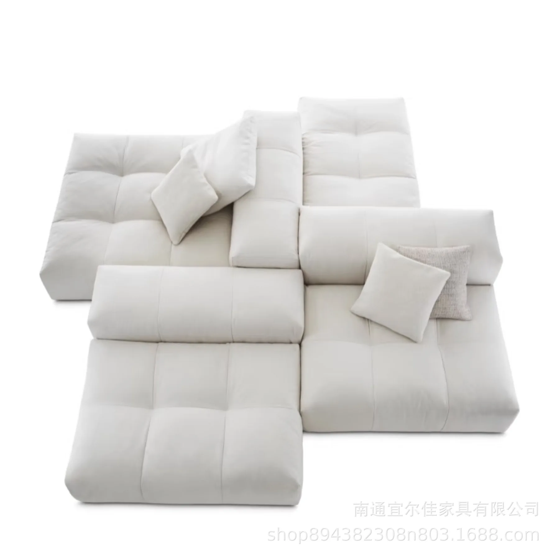 Italienisches minimalistisches doppelseitiges Pixel-Sofa