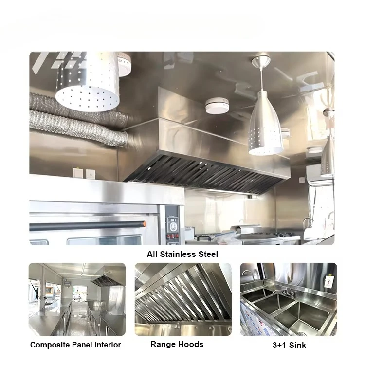 Square ice cream, pizza, pastry move, kitchen 20 feet