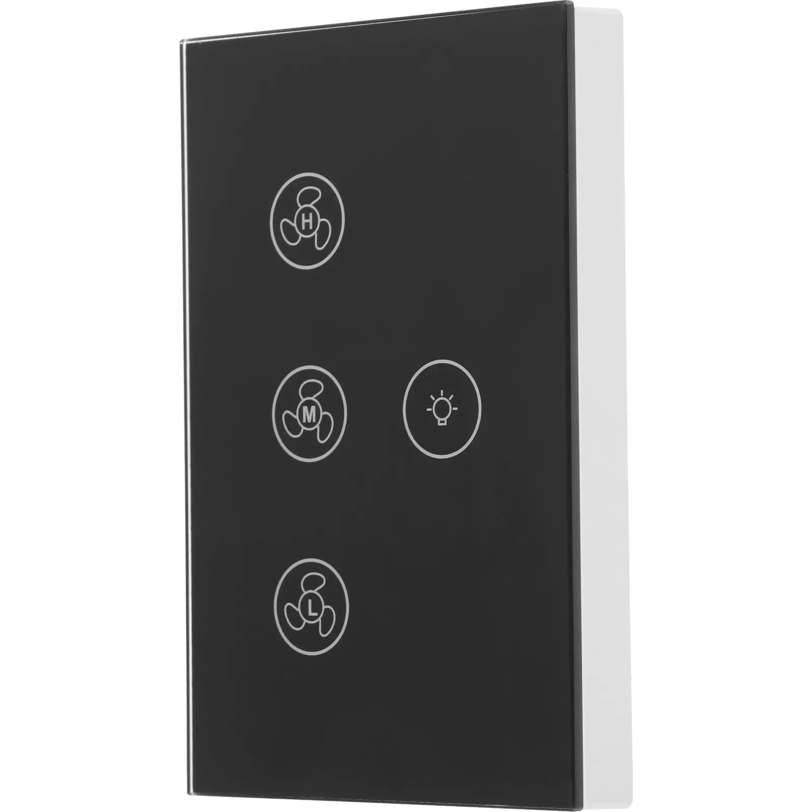 WiFi Enabled Smart Fan Light with Touch Switch Mobile App Control Auto Timer Safety Fire Resistant Material Sleek Minimalist