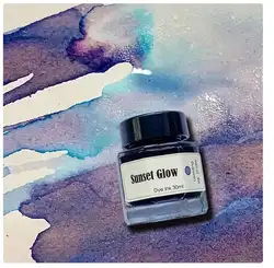 Taiwan Leeming Color Layered Sheen Pen Ink Gradient Calligraphy Pen Ink 30ml