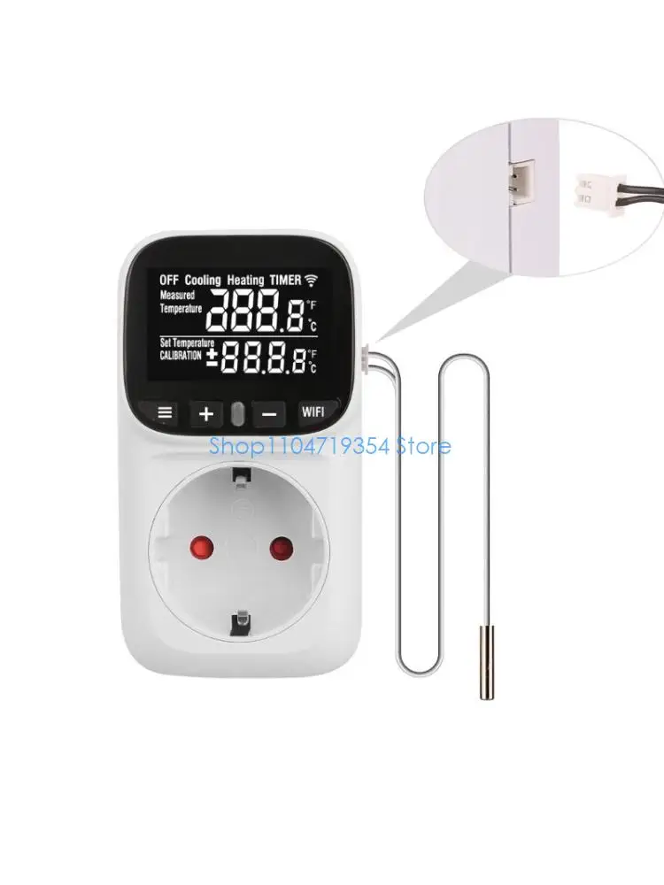 0XLD Temperature Heating Cooling Controllers Socket for Indoor, Greenhouses Enduring