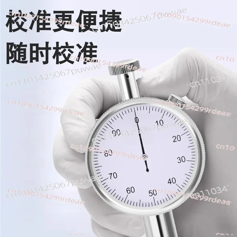 Hardness Tester Handheld Single Needle Durometer for Soft Rubber Plastic Materials 0-100HA Precision Measuring Gauge