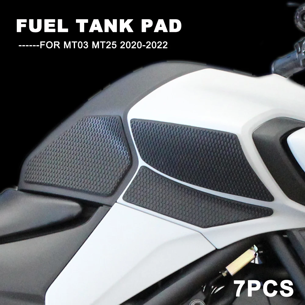 Side Fuel Tank pad  For Yamaha MT-03 MT03 MT-25 MT25 2020-2022 Motorcycle  Tank Pads Protector Stickers Knee Grip Traction Pad