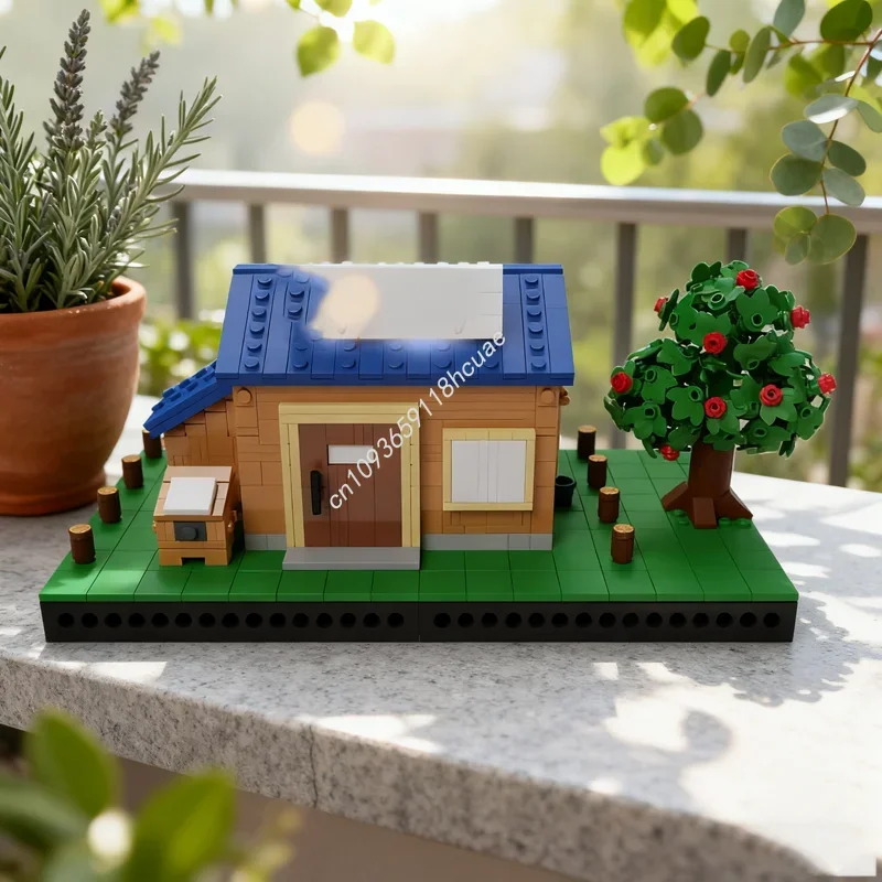 

783 детали MOC Nook's Cranny Modular Animal Crossinged: Модульный конструктор, модель для сборки, архитектурный набор, идея для подарка на Рождество, игрушка-конструктор, подарок на день рождения
