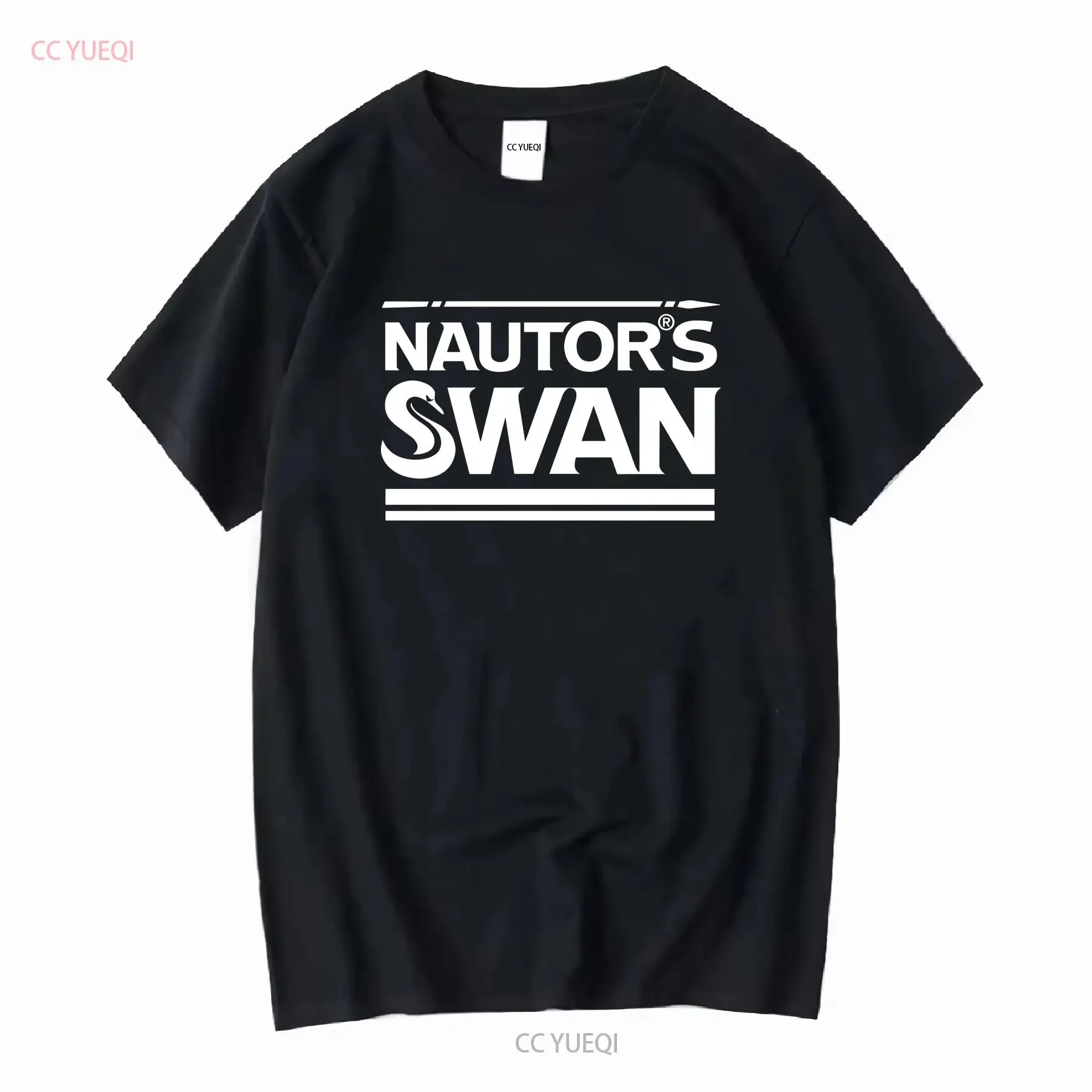 

Хлопковая футболка с логотипом Nautors Swan, размер S 5XL, с длинными или короткими рукавами, винтажная, стильная, удобная, повседневная