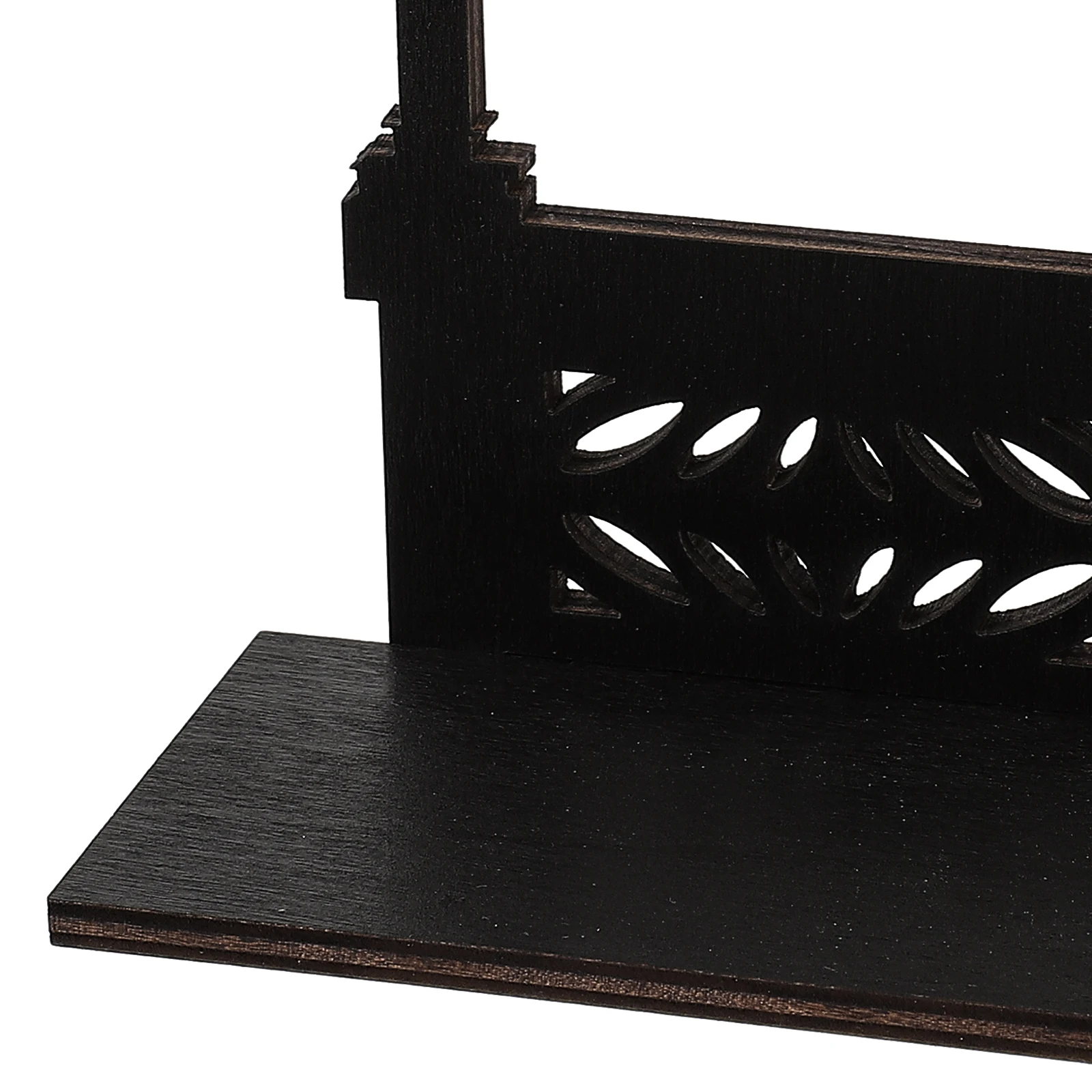 

1 Pair Retro Gothic Holders Vintage Black Pillar Stands Desktop Decorative Centerpiece For Home Restaurant Bar