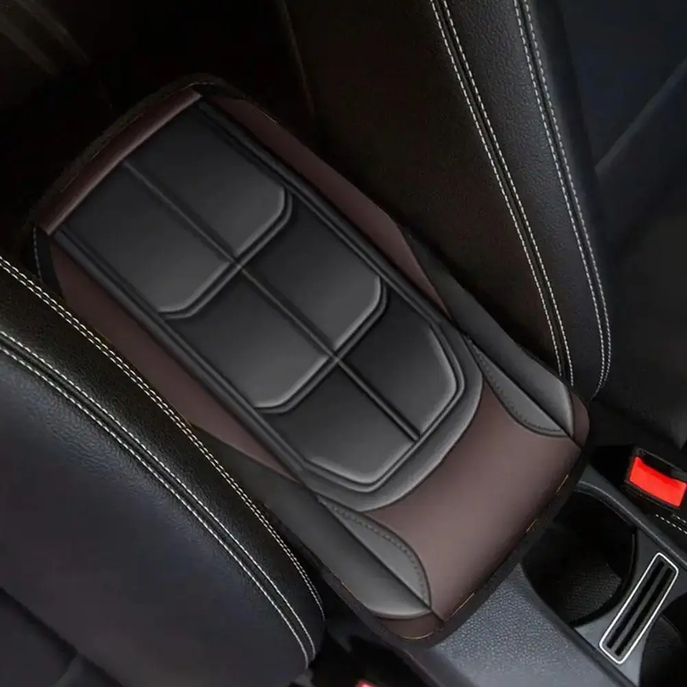 

Armrest Box Cushion Comfortable & Polyester Universal Fit Center Console Cover For Car Interior Accessories