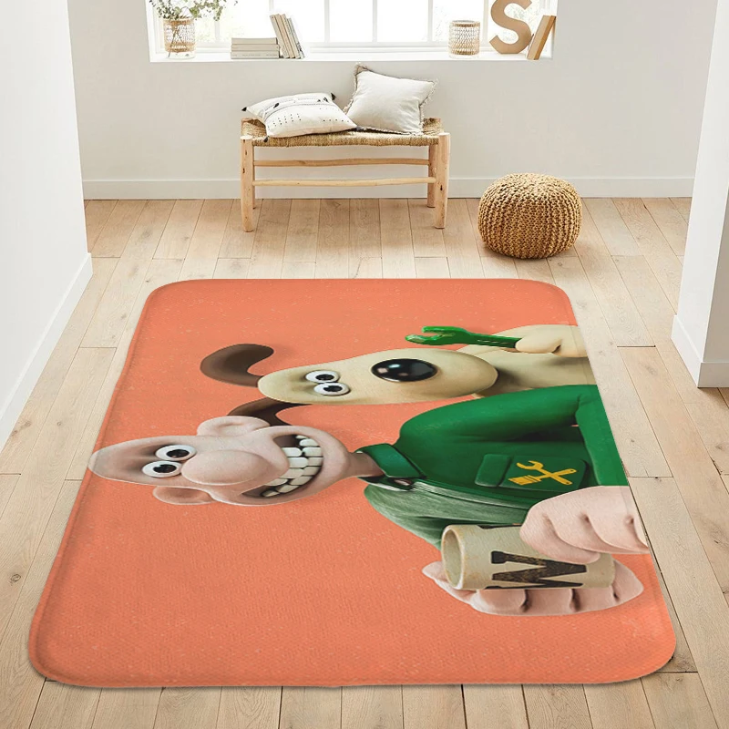 Bathroom Foot Mat H-Wallaces H-Gromits Balcony Living Room Rug Slip-resistant Hallway Corridor Carpet Doormat Entrance Door