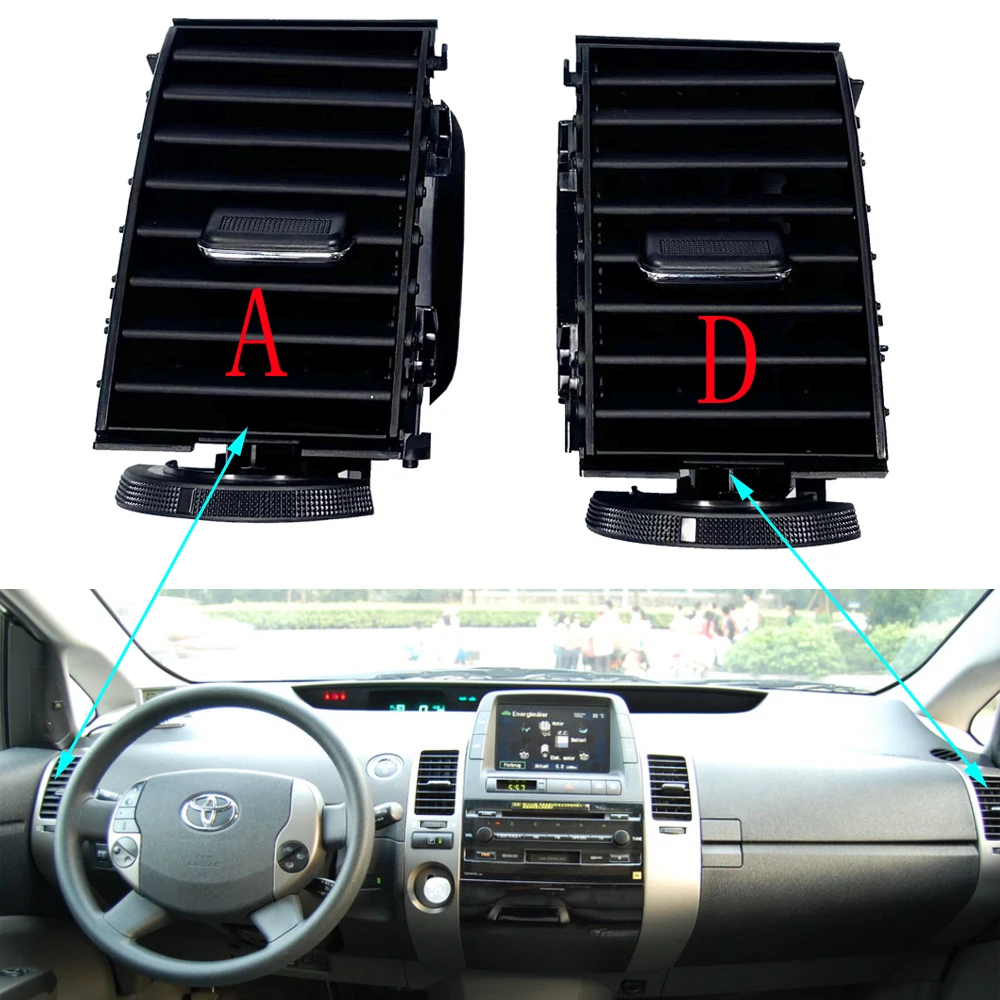 

LHD or RHD For Prius 2004-2009 Dashboard Air Vents For Toyota Prius 2004-2009 Air Conditioner Outlet Nozzle Air vent