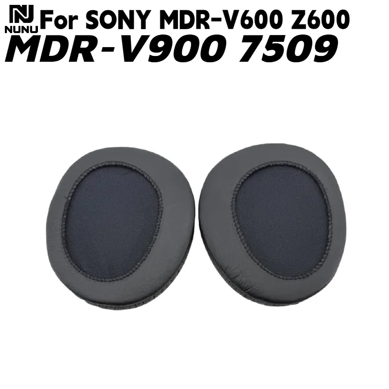

NUNU Replacement wrinkled skin Foam Cushion Ear Pads For SONY MDR-V600 Z600 MDR-V900 7509 Headset earmuffs repair parts