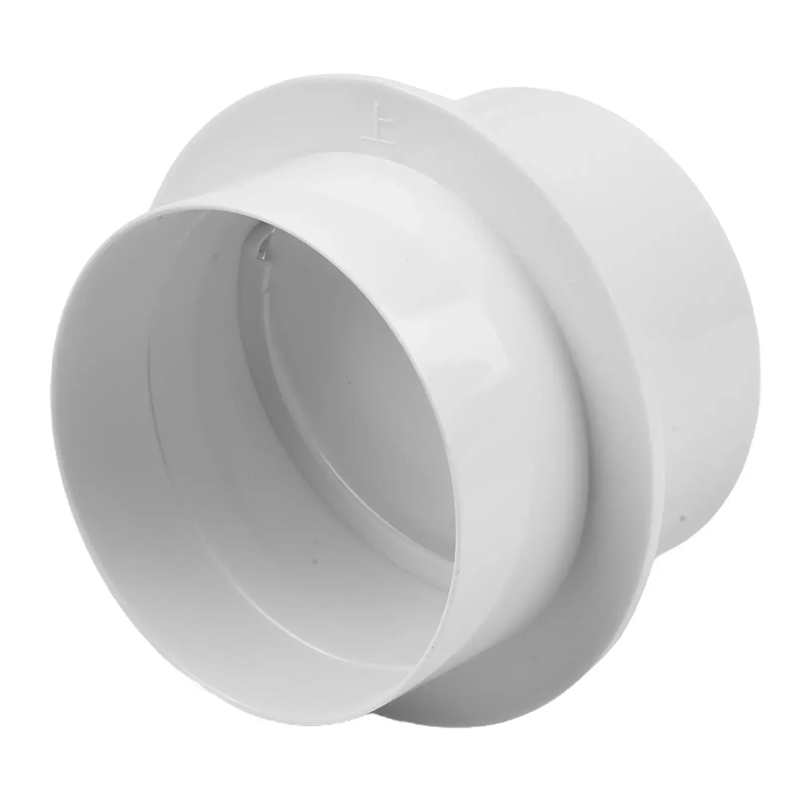 Check Valve Ventilation Pipe ABS Air Duct Control 80-200mm Ducting Connector Exhaust Fan Pipe Home Improvement High Quality New