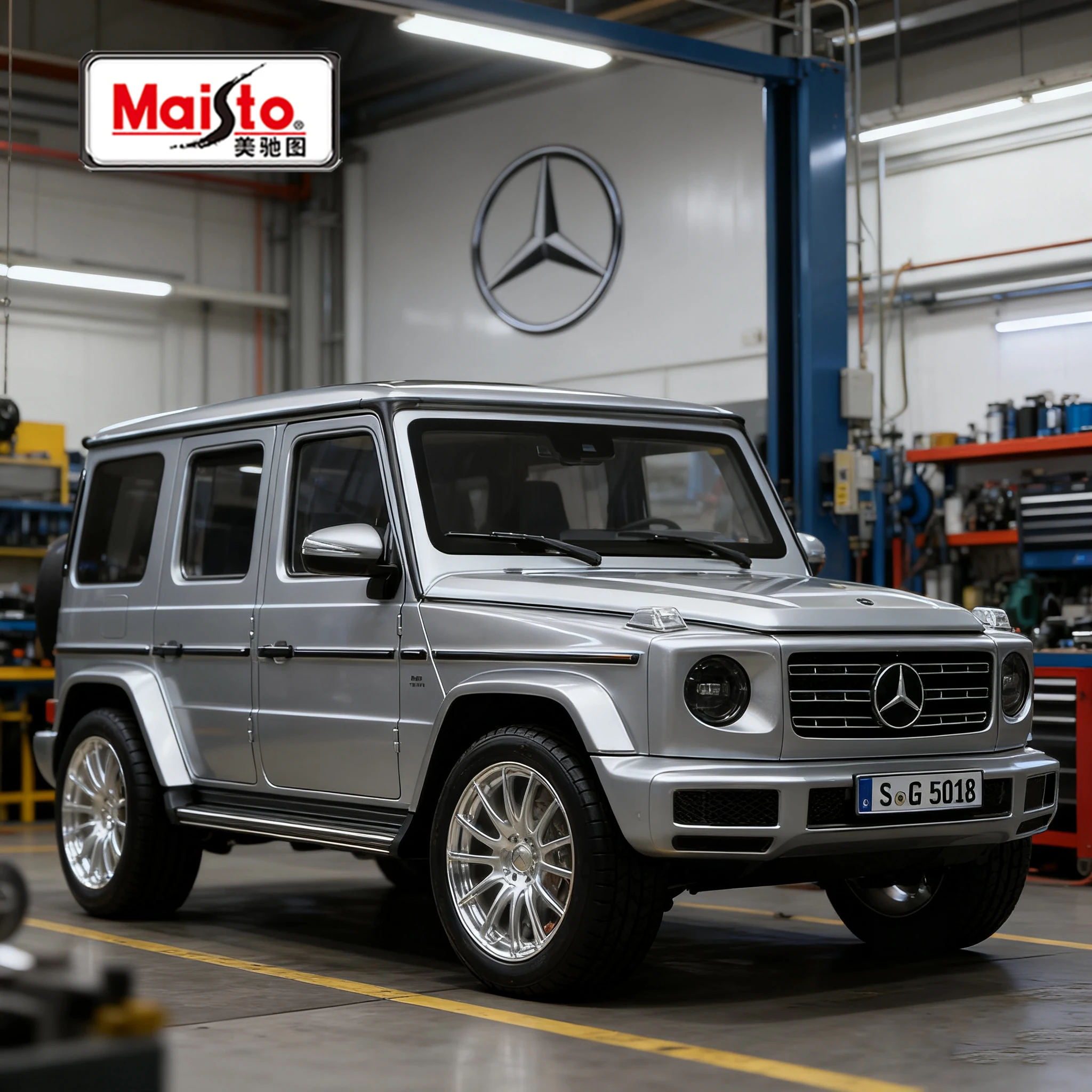 

Maisto 1:25 Mercedes-Benz G-Class G500 Alloy Car Diecasts & Toy Vehicles Car Model Miniature Scale Model Car Toy For Children