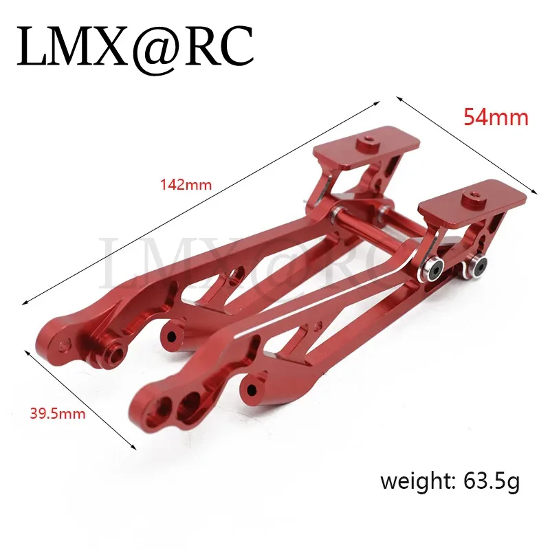 LMX RC Metal Rear Wing Mount Set for Arrma 1/8 6S KRATON Typhon Talion SENTON Outcast Notorious RC Car Upgrade Parts