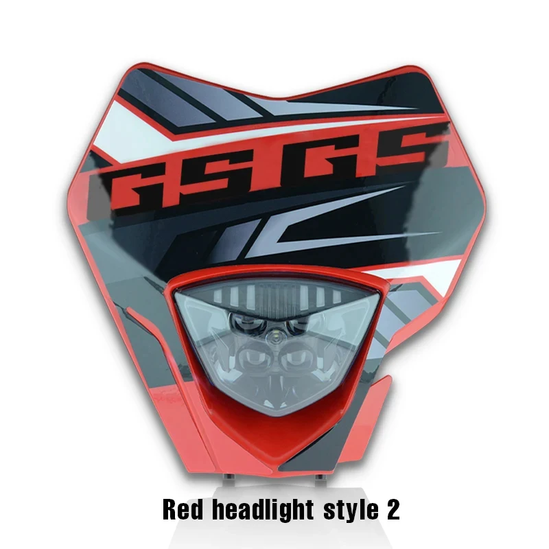 SPACEMOTO Motorcycle  crystal LED Headlight Headlamp For GASGAS 2021-2023 EC 2021 2022 2023 Enduro Motorcycle c