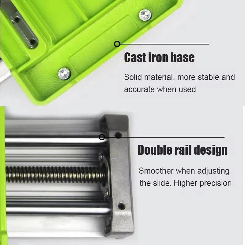 Mini Vise Bit Fixture Drilling and Milling Machine Multi-Function Precision Workbench X and Y Axis Adjustment Coordinate Table