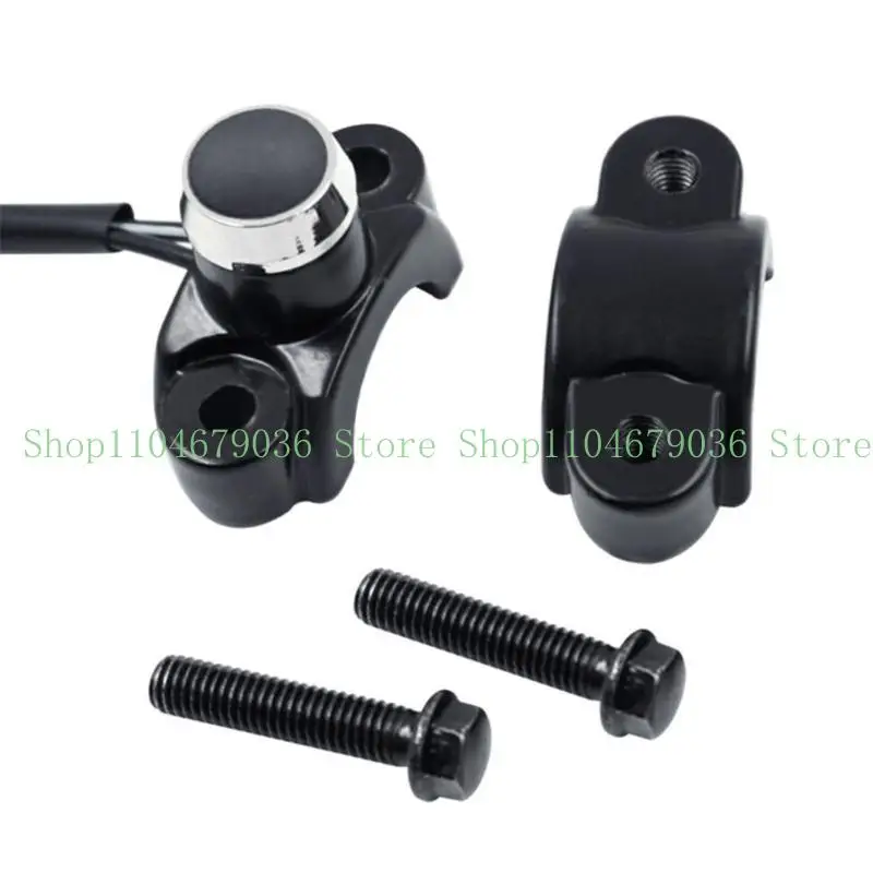 

652F 7/8" Aluminum Alloy Motorcycle Switches Handlebar Mount Switch Headlight Start Horn Momentary Overtake Light