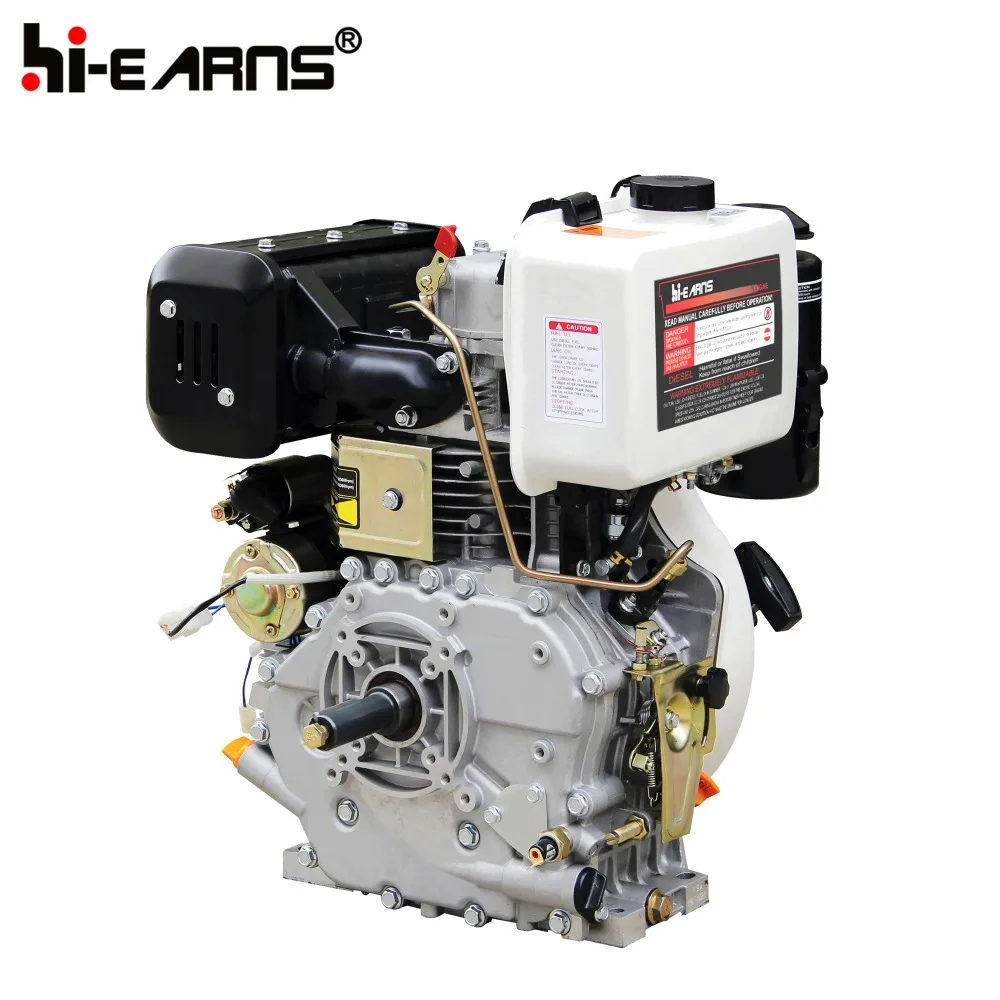 Hiearns Air-cooled diesel Engine HR188FA 8KW 12HP 300rpm 3600rpm Single-cylinder 4 Stroke