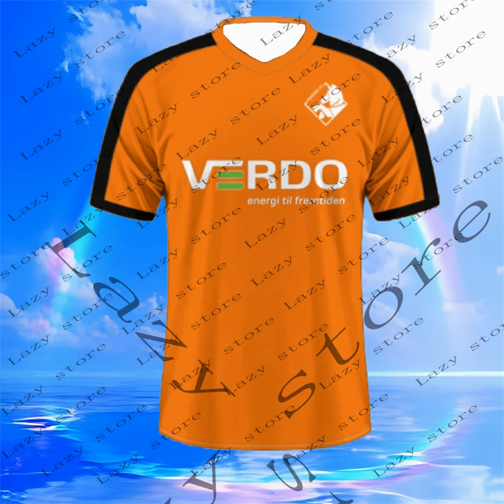24/25 Denmark soccer training shirts sports shirts adults and children Jerseys Randers City 3D printed Sports Breathable Jerseys