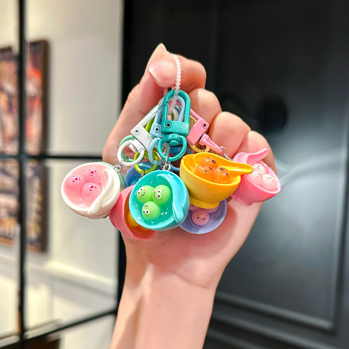 

MINISO Sanrio Tangyuan брелок-чаша школьная сумка кулон Ins сердце девушки мультфильм пара подруга подарок аксессуары кулон