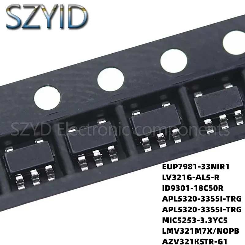 100PCS SC70-5 EUP798133NIR1 LV321GAL5R ID930118C50R APL5320-33S5ITRG APL532033S5ITRG MIC5253-3.3YC5 LMV321M7X/NOPB AZV321KSTR-G1