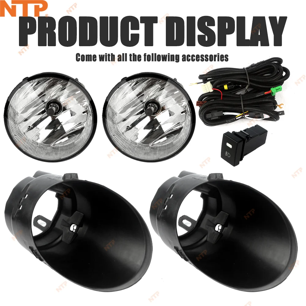 

For Toyota TUNDRA 2007 Headlight Car Fog Lights Assembly Daytime Running Light Daylight Waterproof Fog Light Kit Auto Parts