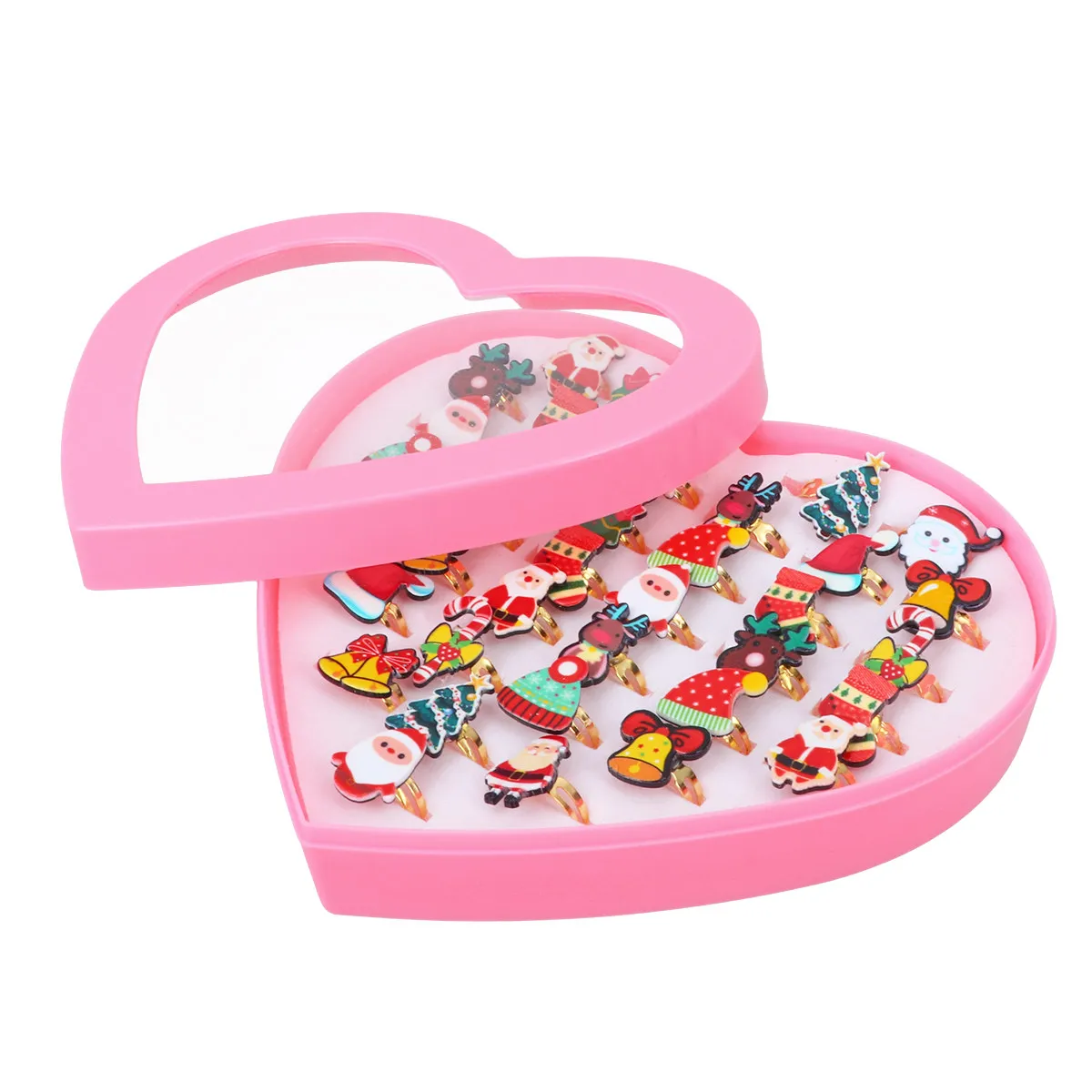 36 anillos de juguete para dedos, accesorios de disfraz, recuerdos de fiesta de cumpleaños, joyería falsa para niñas, cadenas para joyería infantil