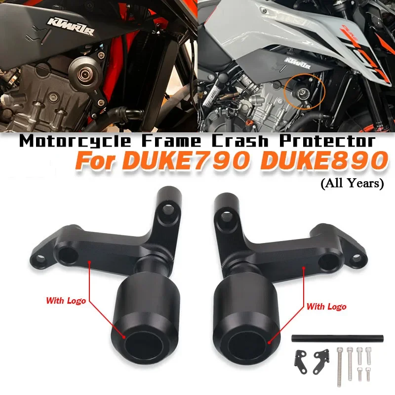 

For KTM Duke 790 /890 (All Years) Motorcycle Frame Crash Slider Protection Pads Motorcycle Engine Anti-falling Spindle Bobbins