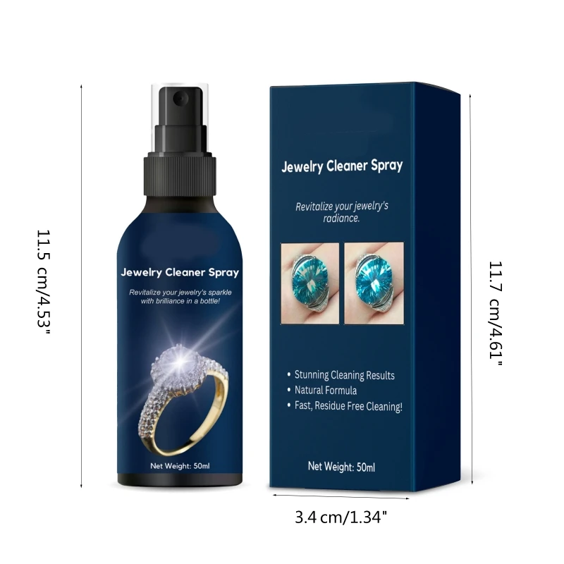 Jewelry Cleansing Formula for Gold, Silver, and Gemstones 50ml