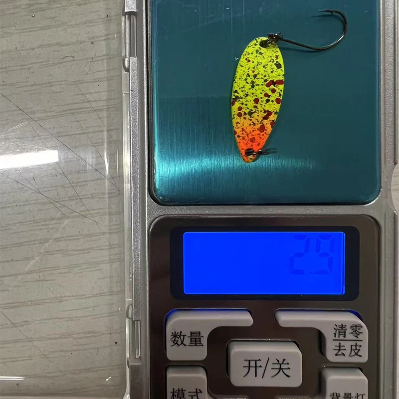 1Pc Peche Leurre Pesca Dohna Löffel 2,8g 30mm Bunte Löffel Köder Kupfer Stream Metall Angeln Locken für Forelle Döbel Barsch Lachs – Detail 4